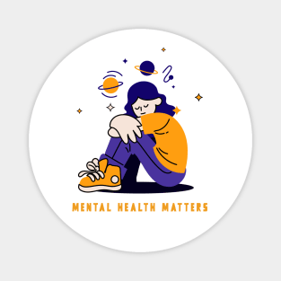 Mental Health Matters - Planets Magnet